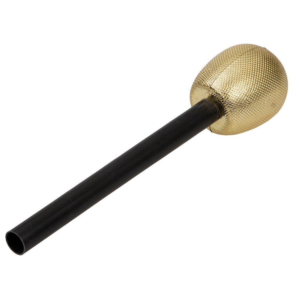 Mikrofon Guld/Sort | Musik Mikrofoner - Festtilbehør - Temashop