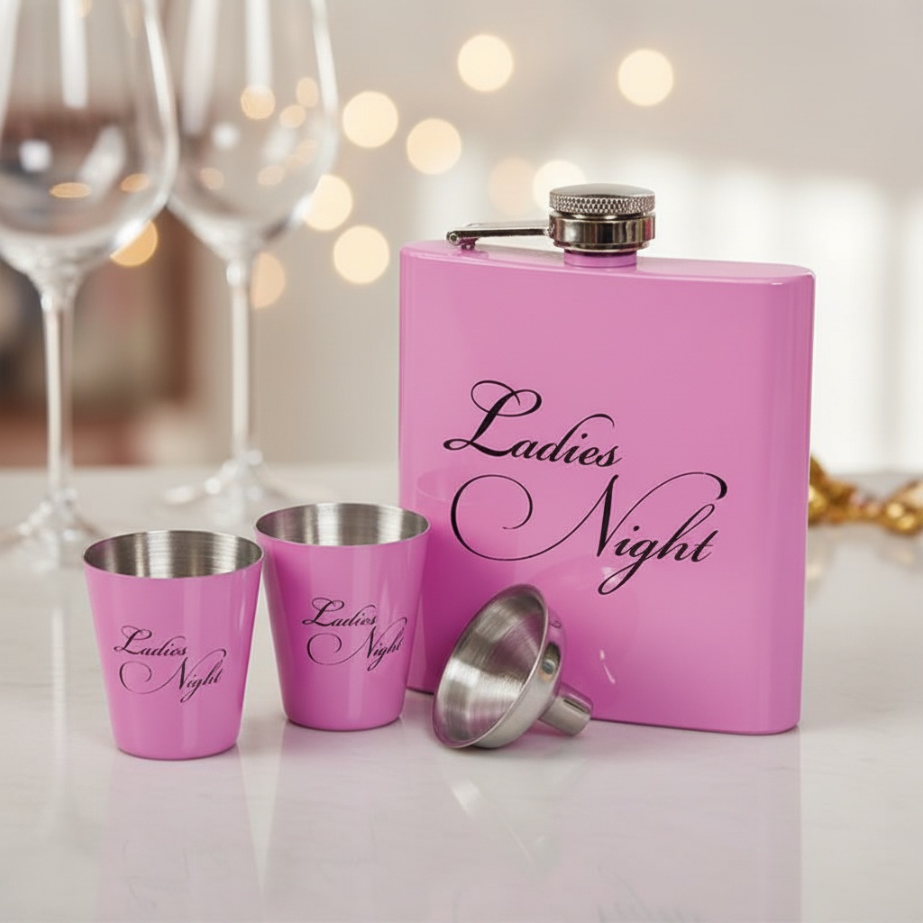 Ladies Night Lommelærke & Shotglas
