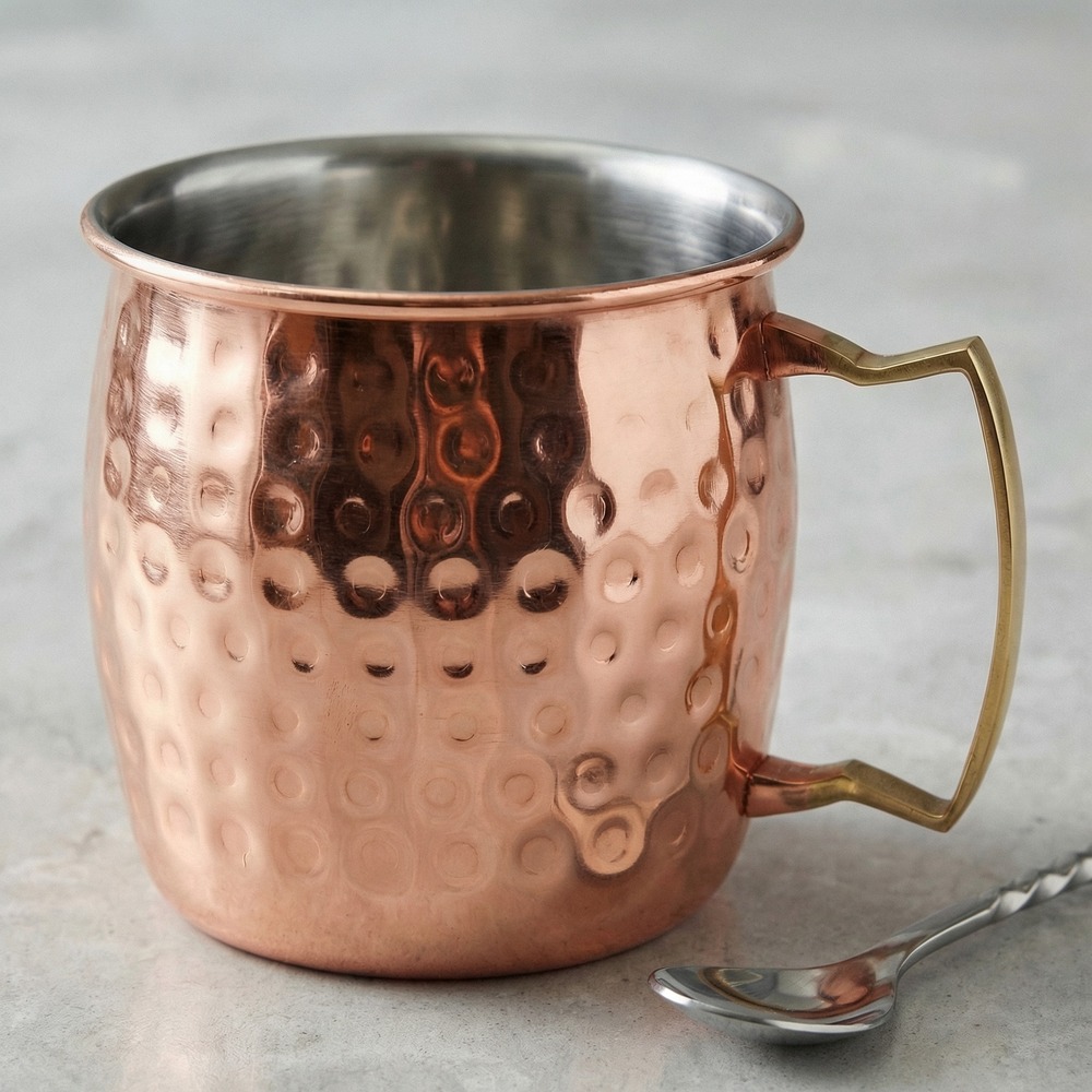 Deluxe Moscow Mule Krus Kobber - 2 stk | Rosaguld tema Barsæt - Temashop