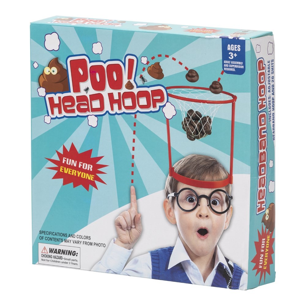 Poo Head Hoop Spil (5 x 25,5 cm) | Lort Diverse Spil - Temashop