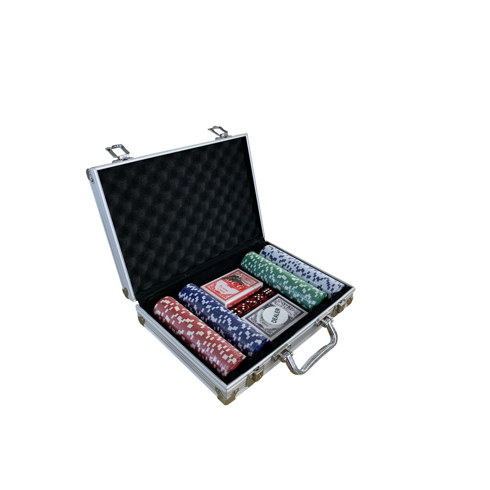 Texas Poker Sæt Med Kuffert (30,5 x 23 x 7,5 cm) | Casino Diverse Spil - Temashop