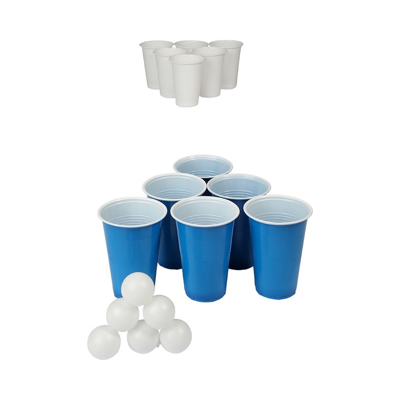 Oktoberfest Beer Pong Krus & Bolde - 1 pakke | Oktoberfest Drukspil - Temashop