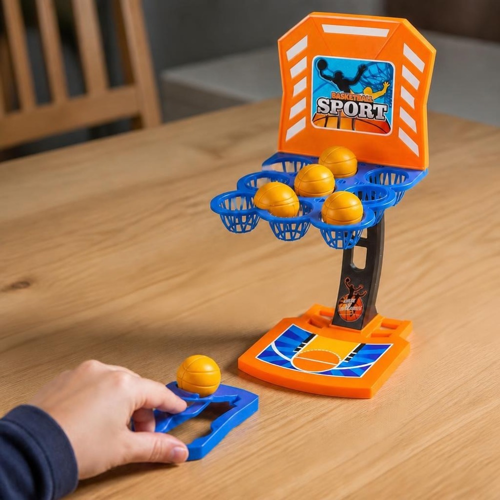 Mini Basketball Spil (5,2 x 23,5 x 21,9 cm) | Basketball Legetøj - Temashop