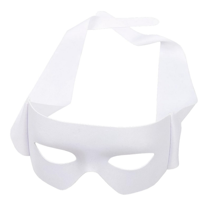 Øjenmaske Hvid | Hvidt tema Maske - Hovedtilbehør - Temashop