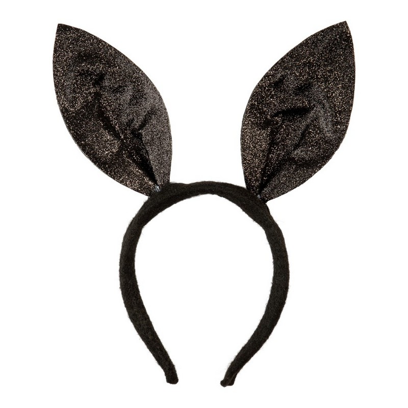 Kanin Hårbøjle Sort | Bunny Hårbøjle / Pandebånd / Hårbånd - Hovedtilbehør - Temashop