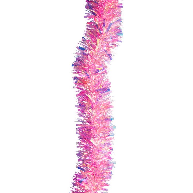 Glitter Guirlande Lyserød - 1 stk | Lyserødt Tema Guirlander - Temashop