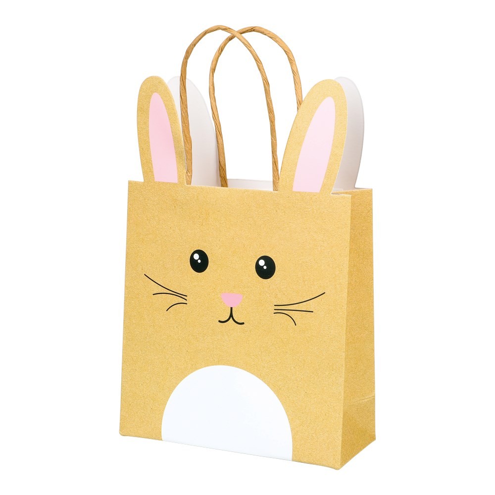 Kanin Gavepose - 1 stk (14 x 15 x 5,6 cm) | Kanin Poser / Goodiebags - Temashop