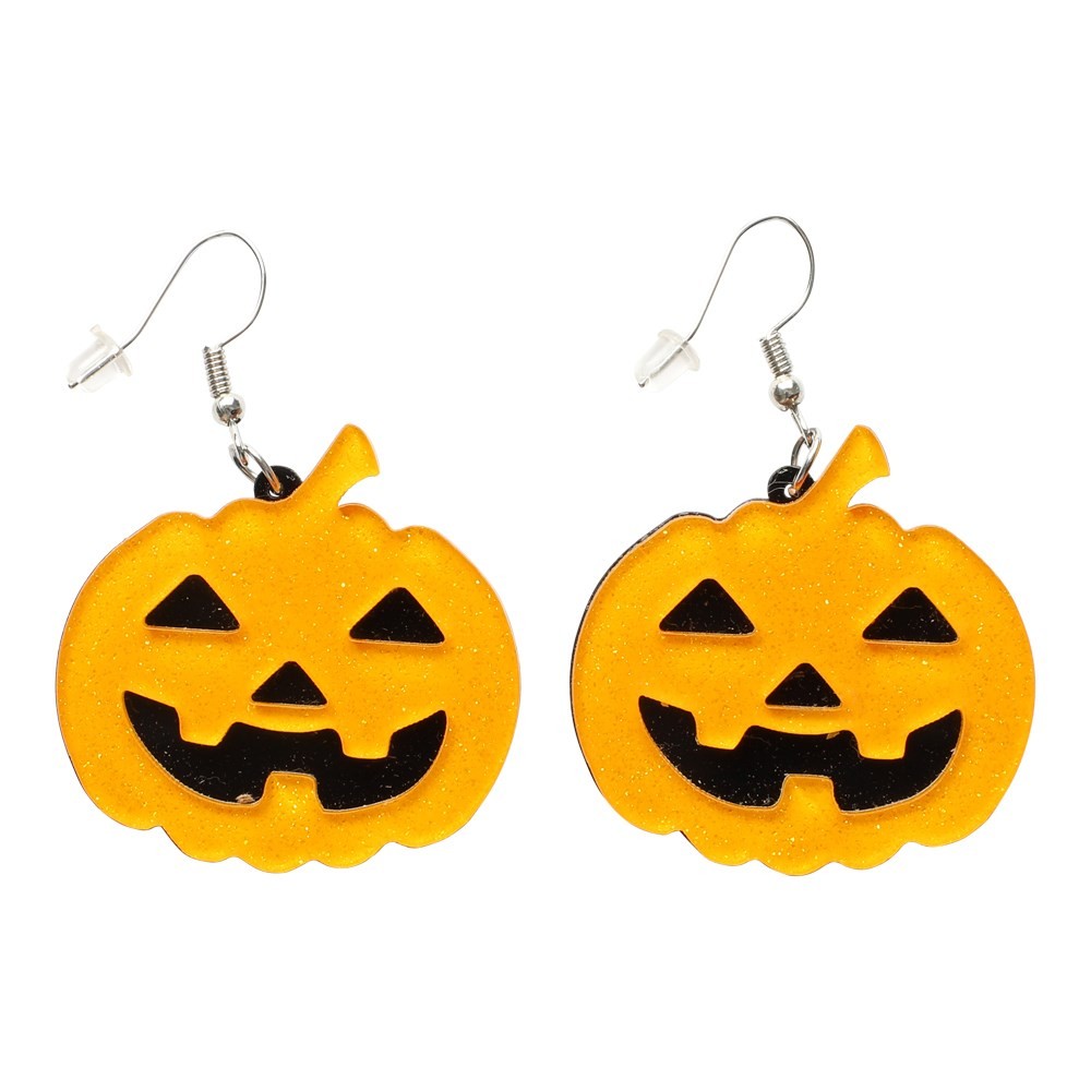 Halloween Græskar Øreringe 