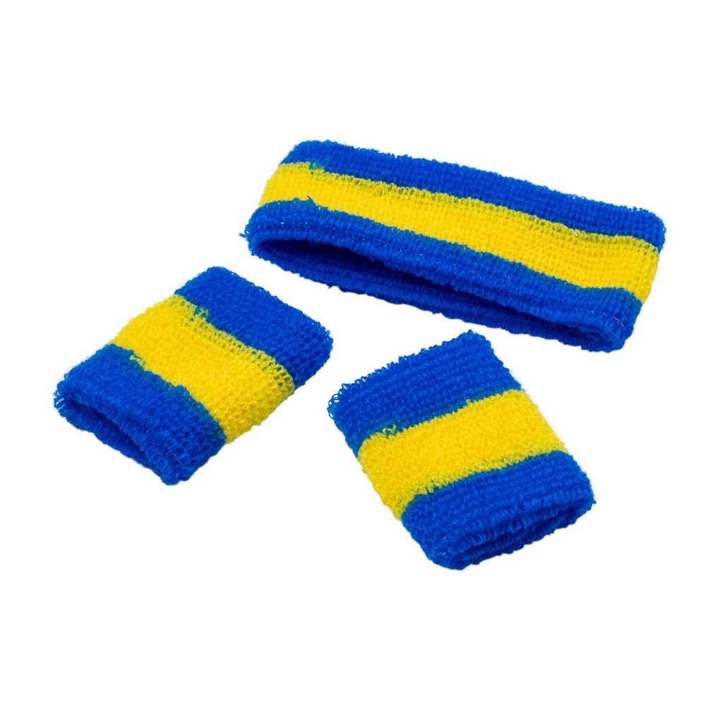 Sverige Svedbånd Sæt | Sverige Svedbånd / Benvarmere - Beklædning - Temashop