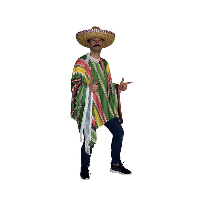 Mexicansk Poncho Kostume
