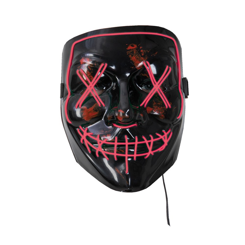 LED Horror Maske Rød