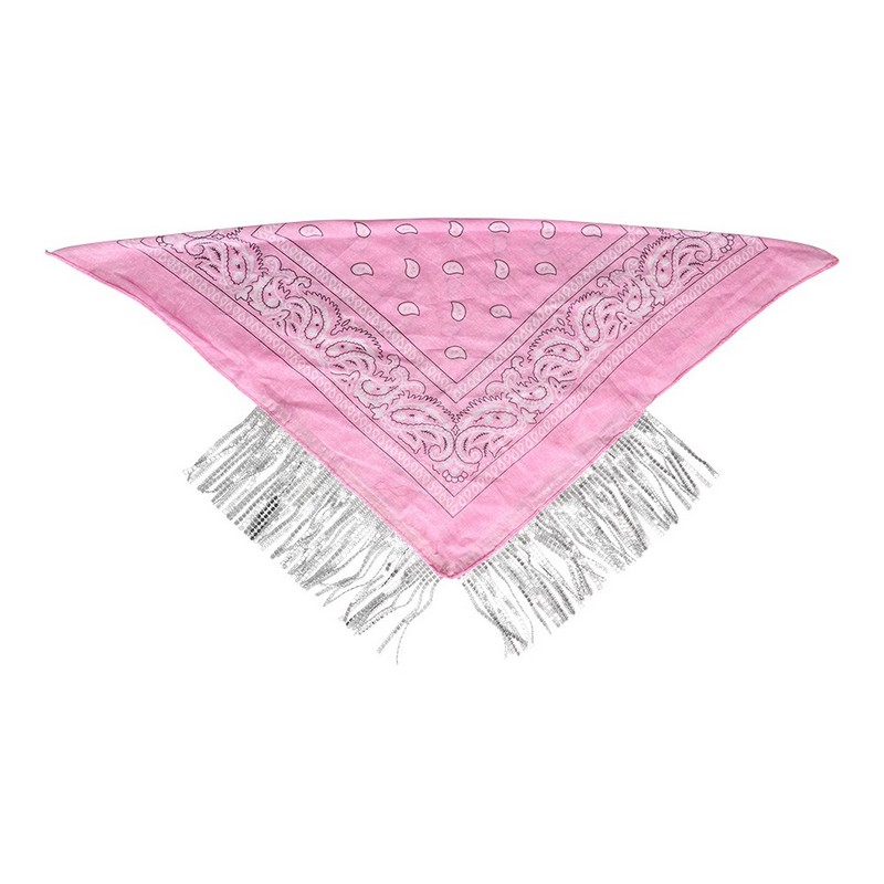 Bandana Lyserød | Det vilde vesten Tørklæde - Beklædning - Temashop