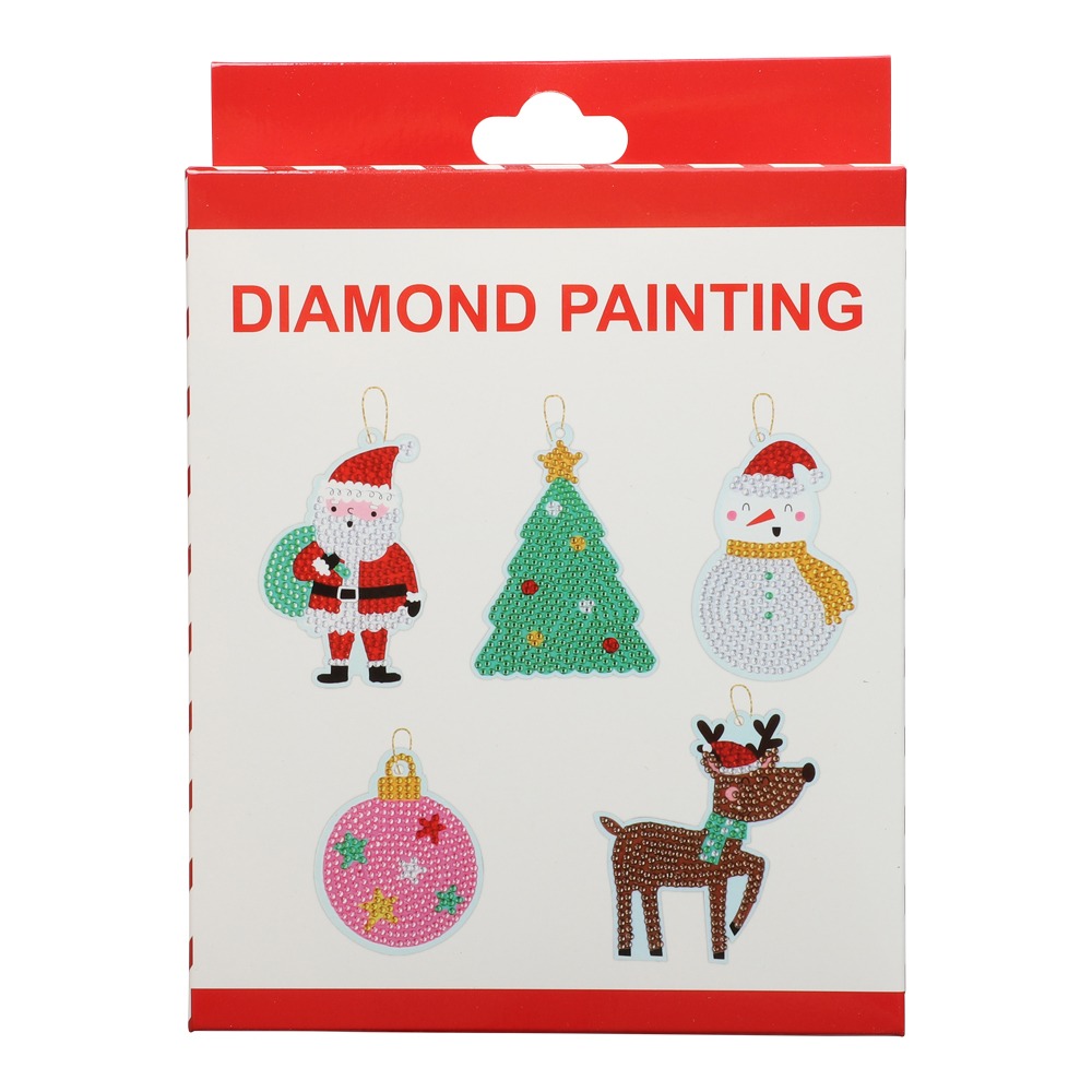 Jul Diamond Painting Aktivitetssæt | Jul Aktivitetssæt - Temashop
