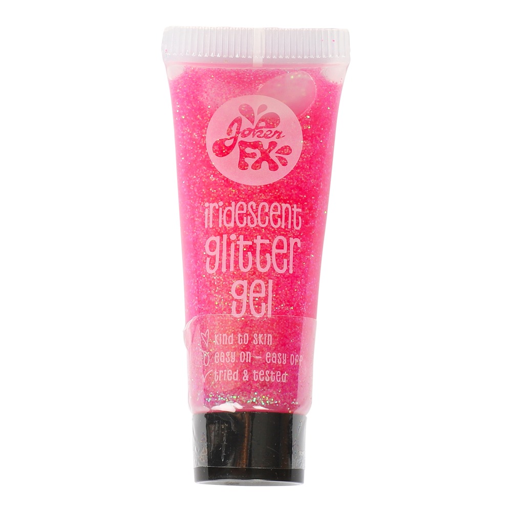 Iridescent Glitter Gel Pink (10 ml) | Pink tema Glimmer - Borddekoration - Temashop