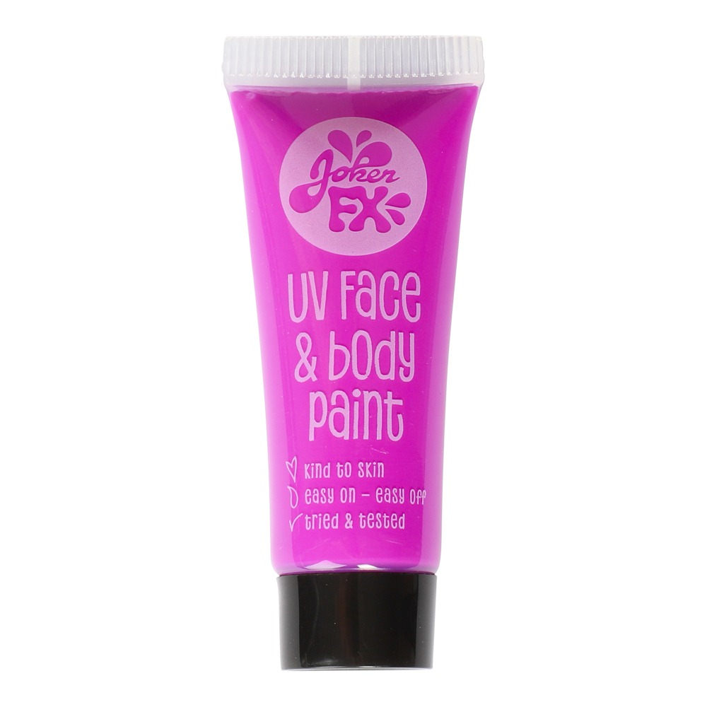 UV Ansigts- Og Kropsmaling Lilla (10 ml) | UV / Neon Sminke / Makeup - Makeup / Negle - Temashop