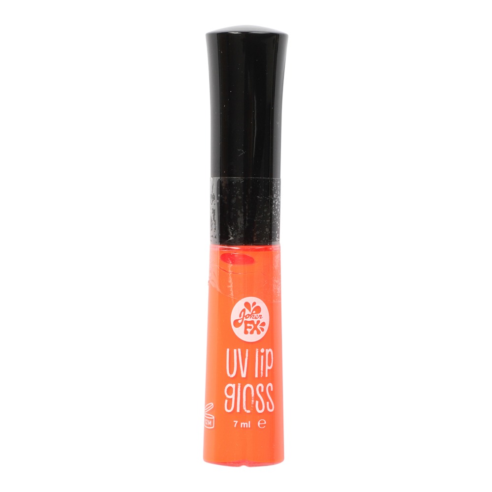 UV Lip Gloss Orange (7 ml) | UV / Neon Sminke / Makeup - Makeup / Negle - Temashop