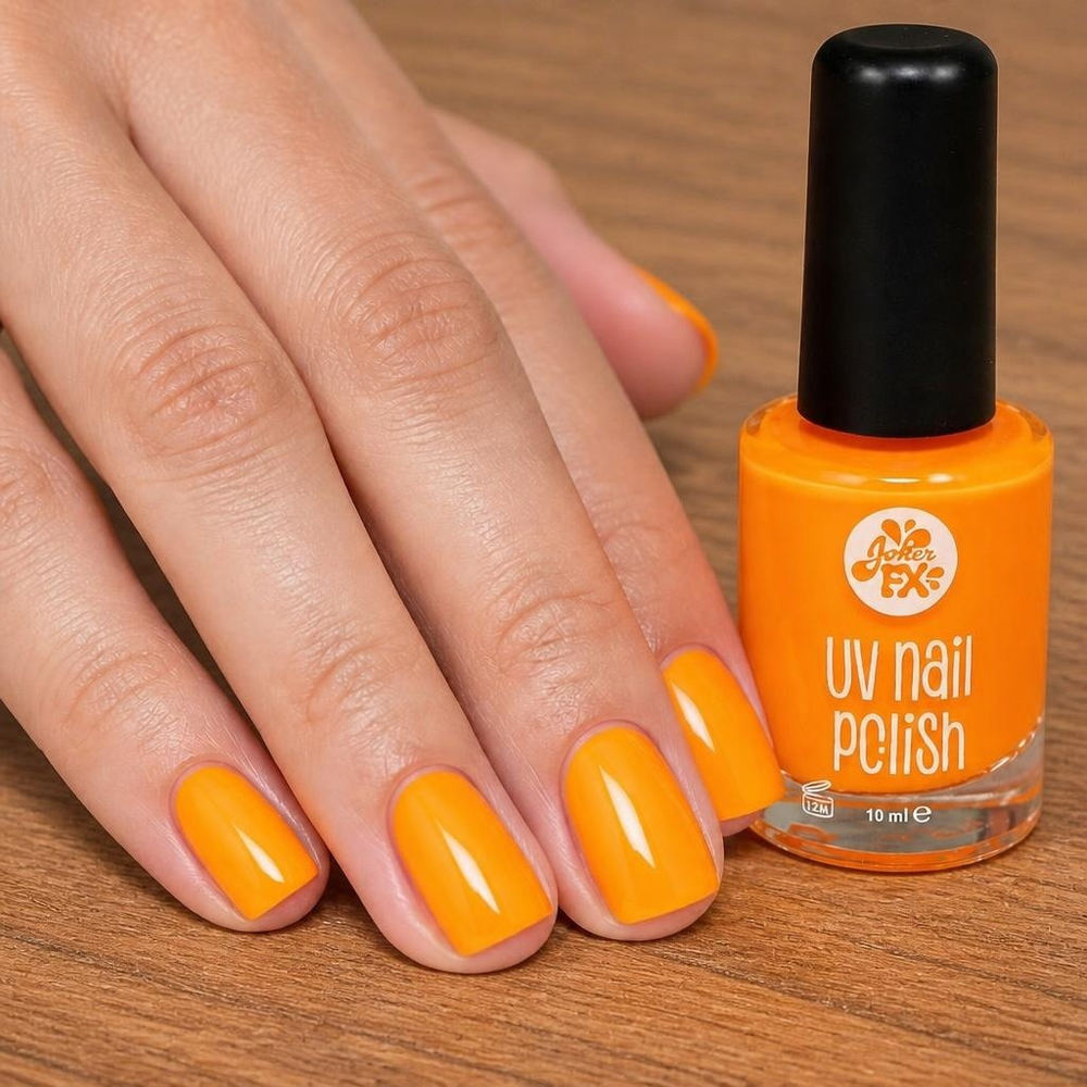 UV Neglelak Orange (10 ml) | Orange tema Negle / Neglelak - Makeup / Negle - Temashop