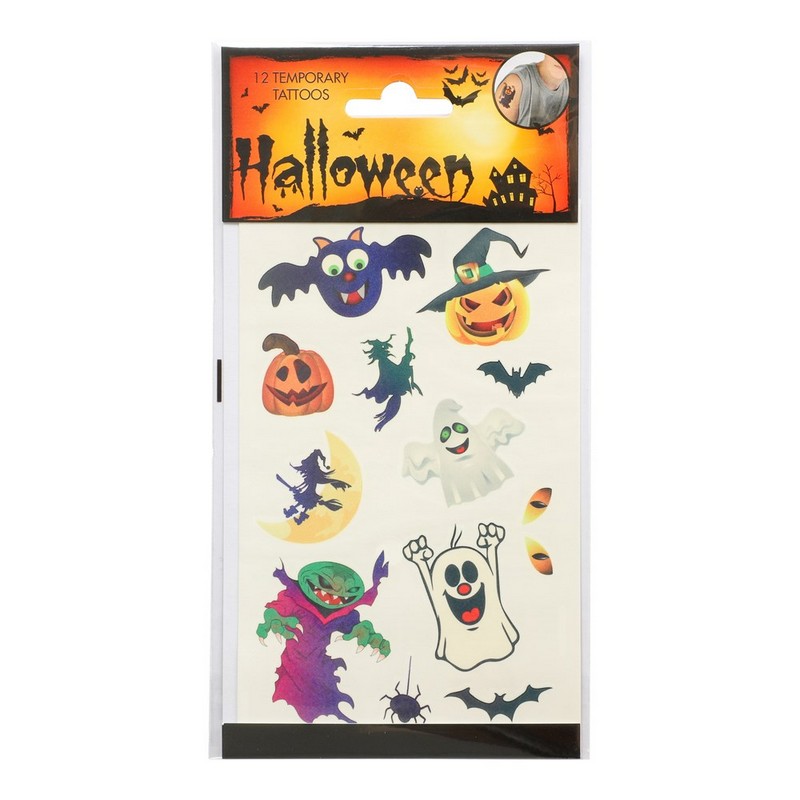 Søde Halloween Falske Tatoveringer | Halloween Falske tatoveringer - Festtilbehør - Temashop