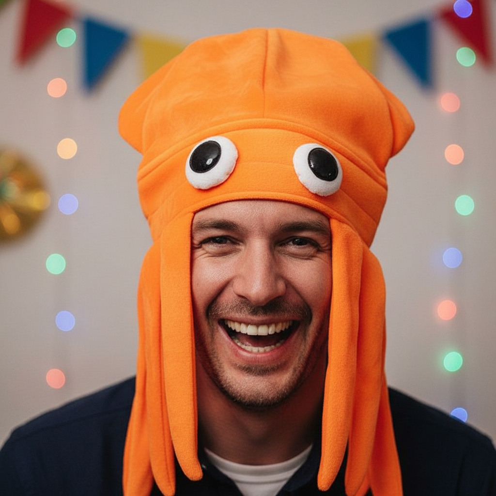 Blæksprutte Hat | Blæksprutte Hat / Hue / Hjelm - Hovedtilbehør - Temashop