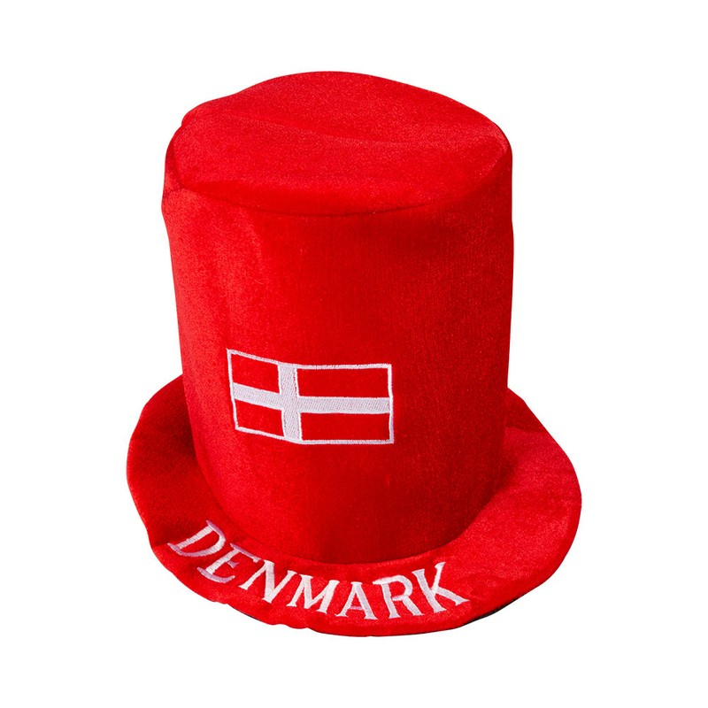 Danmark Tophat | Danmark Hat / Hue / Hjelm - Hovedtilbehør - Temashop