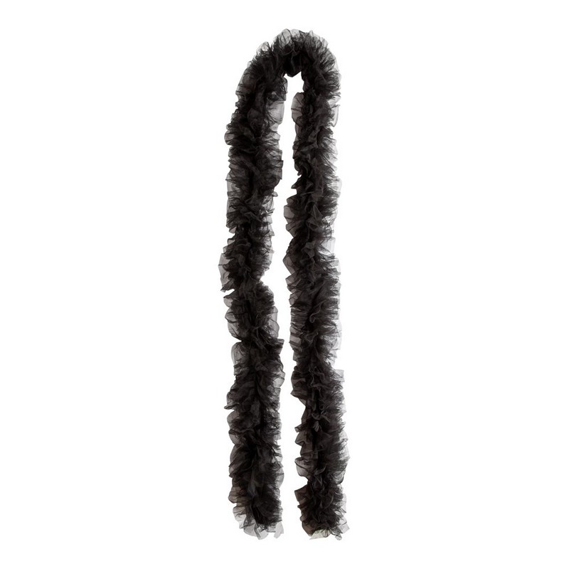 Tylboa Sort | Sort tema Boa / Sjal - Beklædning - Temashop