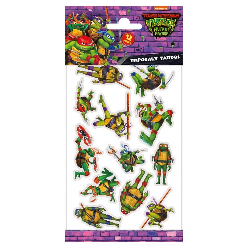 Teenage Mutant Ninja TurtlesÂ® Falske Tatoveringer