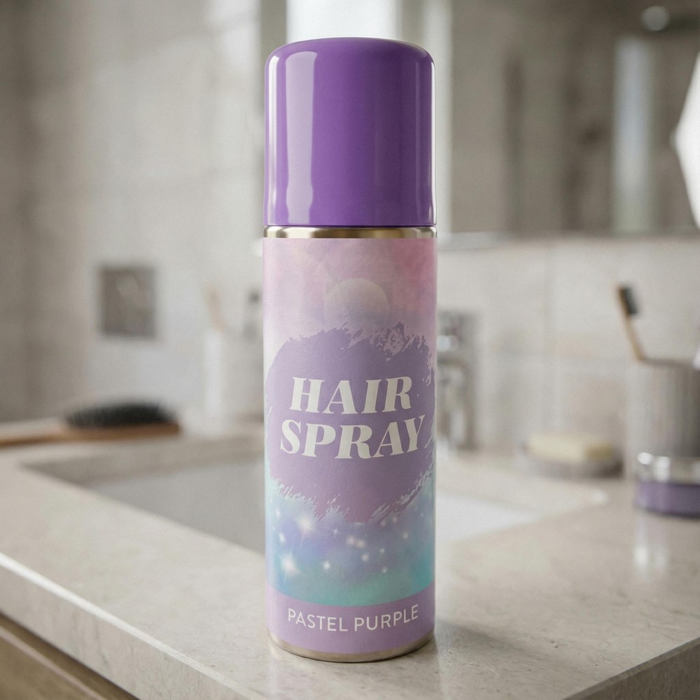Hårspray Pastel Lilla | Lilla tema Hårspray - Hovedtilbehør - Temashop