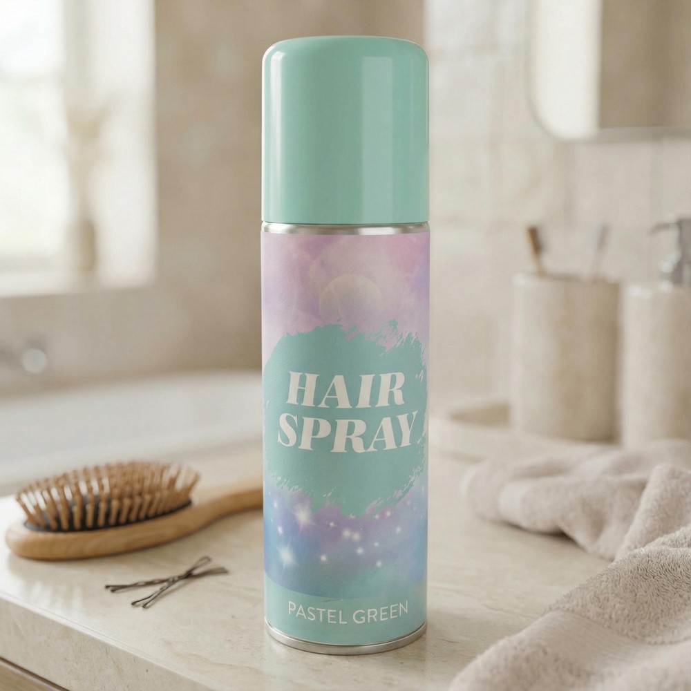 Hårspray Pastel Grøn | Grønt tema Hårspray - Hovedtilbehør - Temashop
