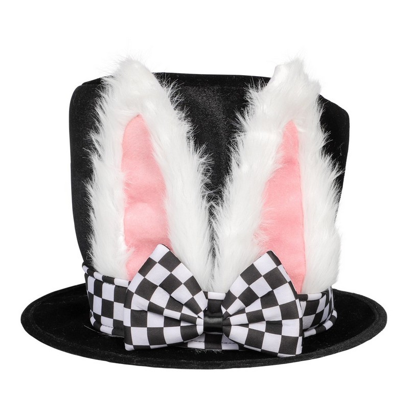 Kanin Magiker Tophat | Tryllekunster Hat / Hue / Hjelm - Hovedtilbehør - Temashop