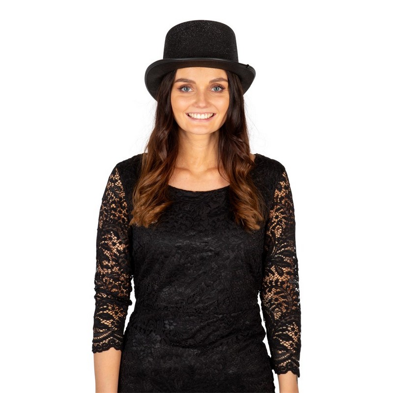 Klassisk Tophat Sort