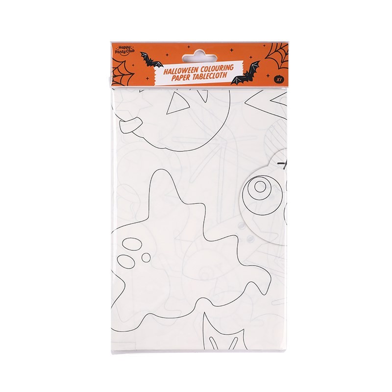 Halloween Farvelægningsdug - 1 stk | Halloween Duge - Temashop