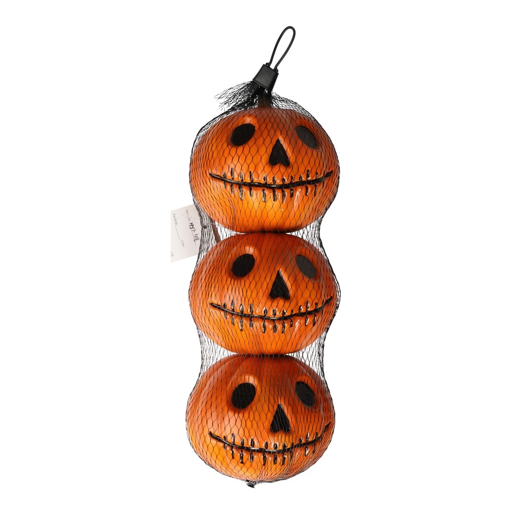 Uhyggelige Græskarhoveder Halloweenpynt
