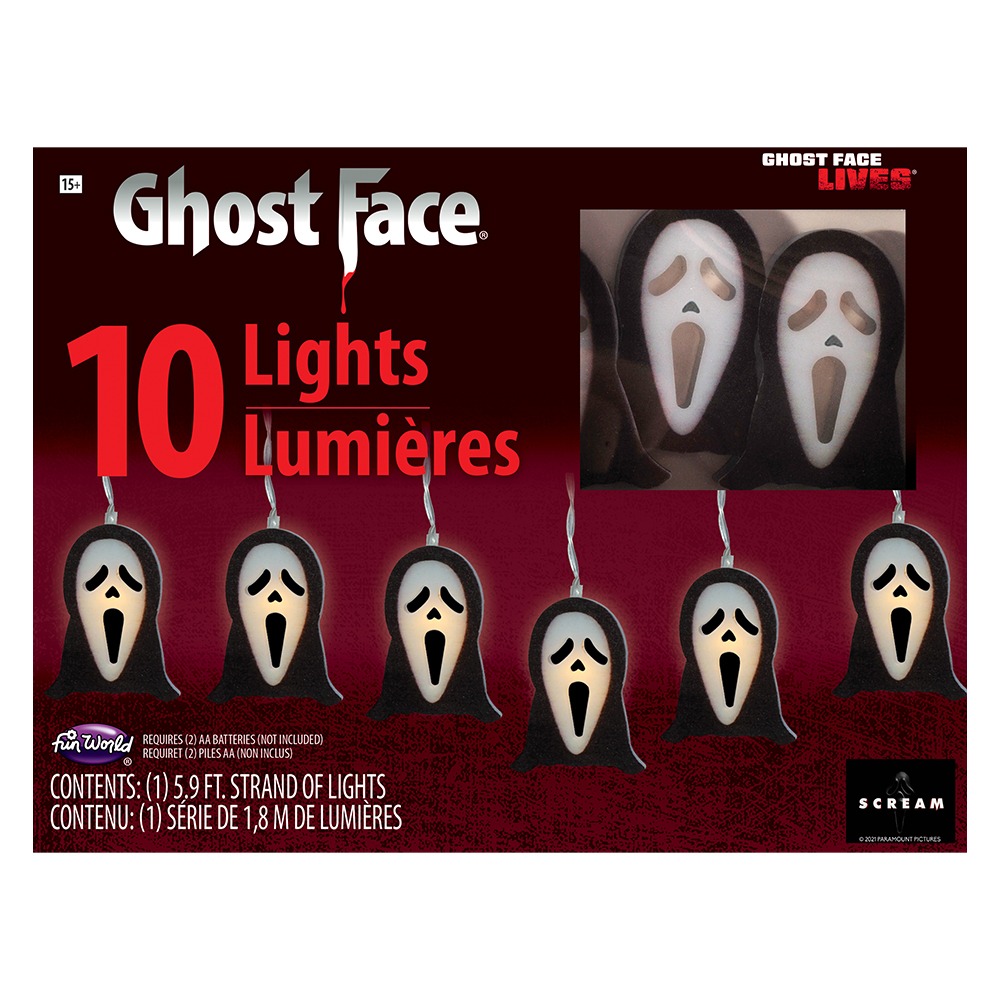 Scream® Ghost Face Lyskæde