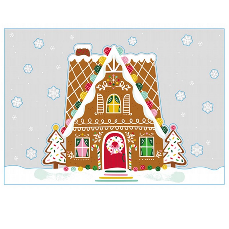 Peberkagehus Vinduesklistermærke - 1 stk | Ginger Bread Julepynt - Temashop