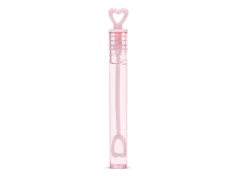 Hjerte Sæbebobler Lyserød - 48 stk (10,5 x 1 cm) - Temashop
