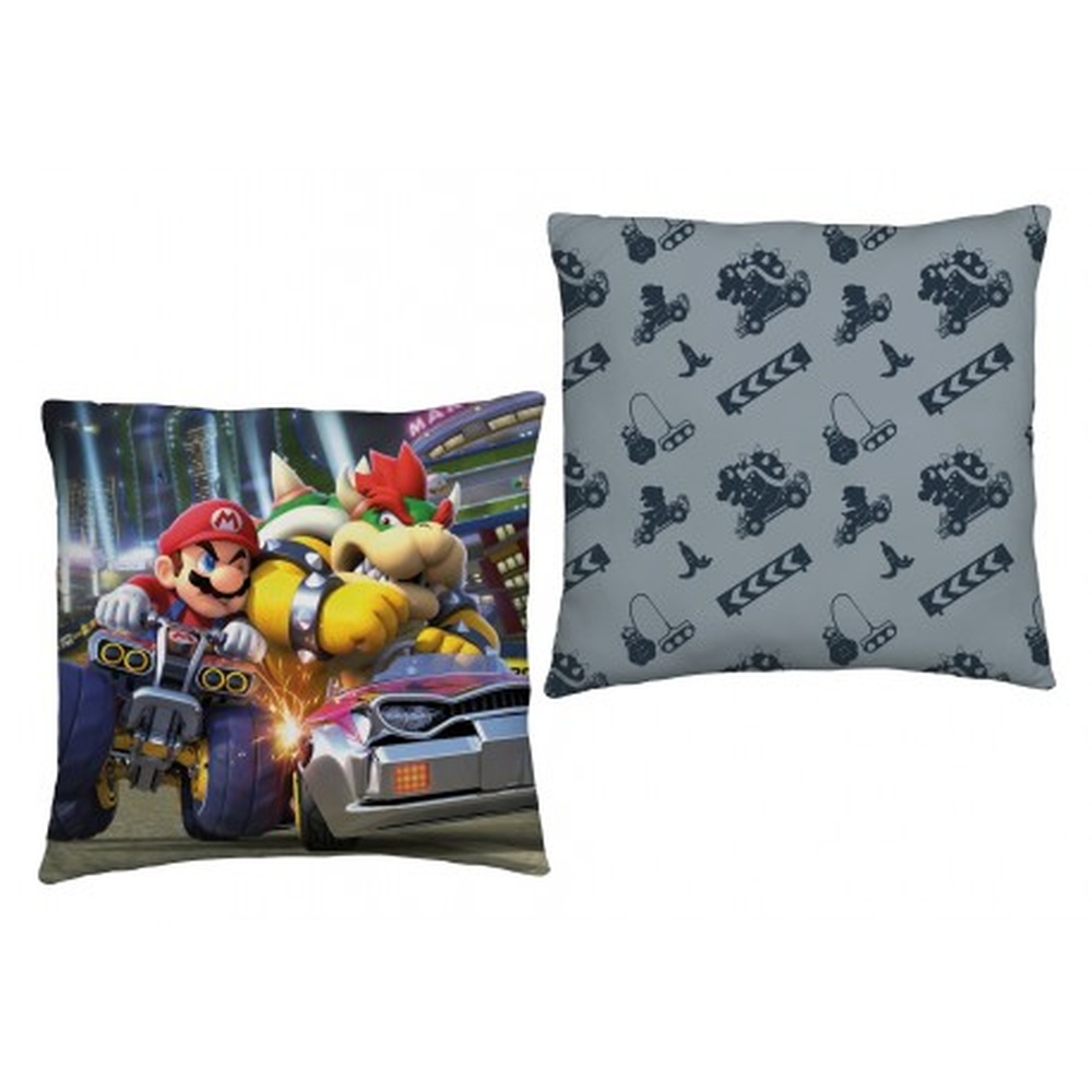 Super Mario Mario Kart Race Pude (40 x 40 cm) | Super Mario Puder - Temashop