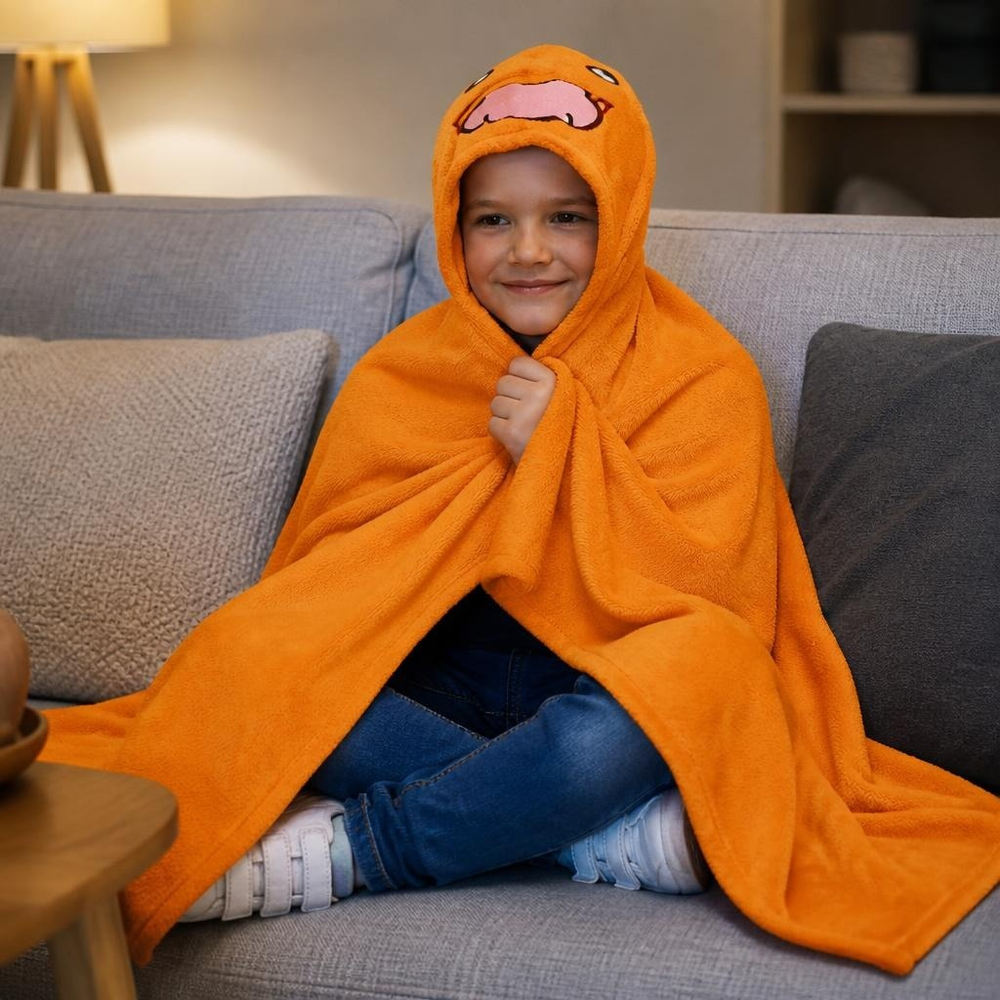Pokémon Charmander Fleecetæppe (120 x 150 cm) | Pokemon Tæpper - Temashop