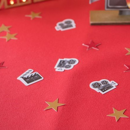 Hollywood Cinema Konfetti - 50 stk (2,5 - 1 cm) | Hollywood Konfetti - Temashop