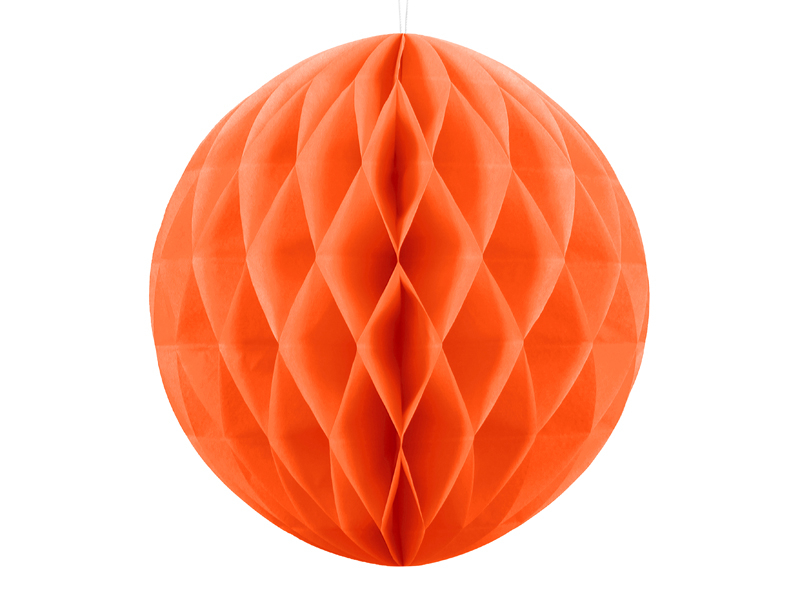 Honeycomb Dekoration Orange