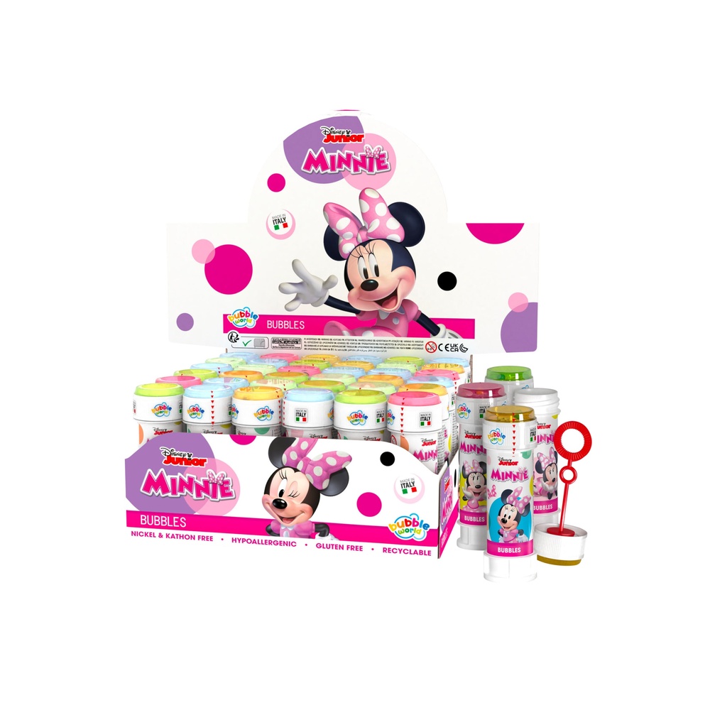 Minnie Mouse Sæbebobler 60 ML (60 ml) | Minnie Mouse Sæbebobler - Temashop