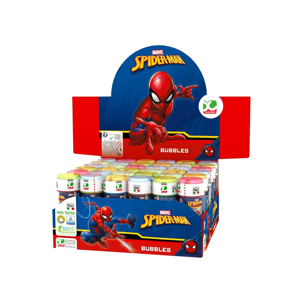 Spider-Man Sæbebobler 60 ML (60 ml) | Spider-Man Sæbebobler - Temashop