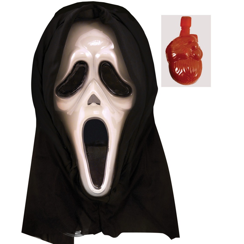 Blødende Spøgelse Maske | Scream Maske - Hovedtilbehør - Temashop