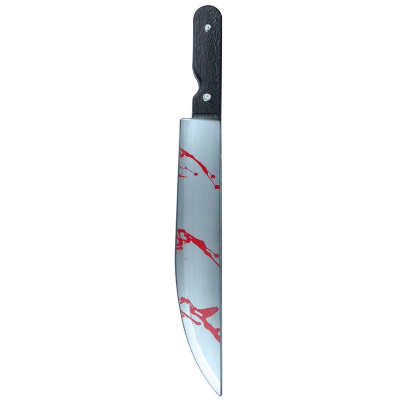Blodig Kniv (50 cm) | Blodstænk Våben - Kropstilbehør - Temashop