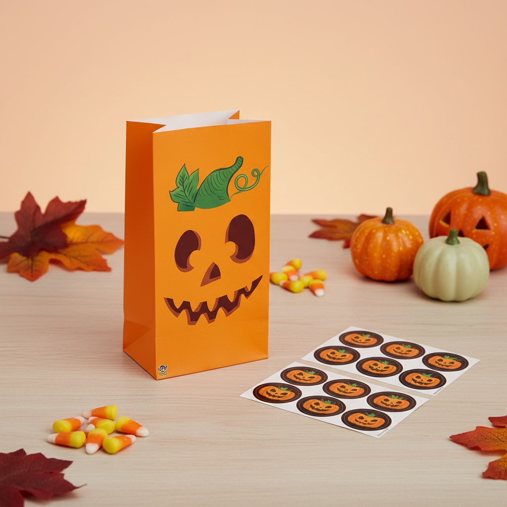 Græskar Slikposer & Klistermærker