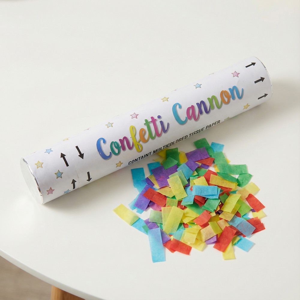 Bionedbrydelig Konfettirør Multifarvet