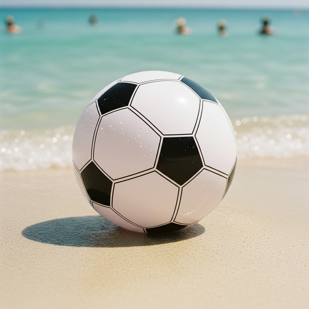 Oppustelig Fodbold Badebold (40 cm) | Fodbold Vand Udstyr - Temashop