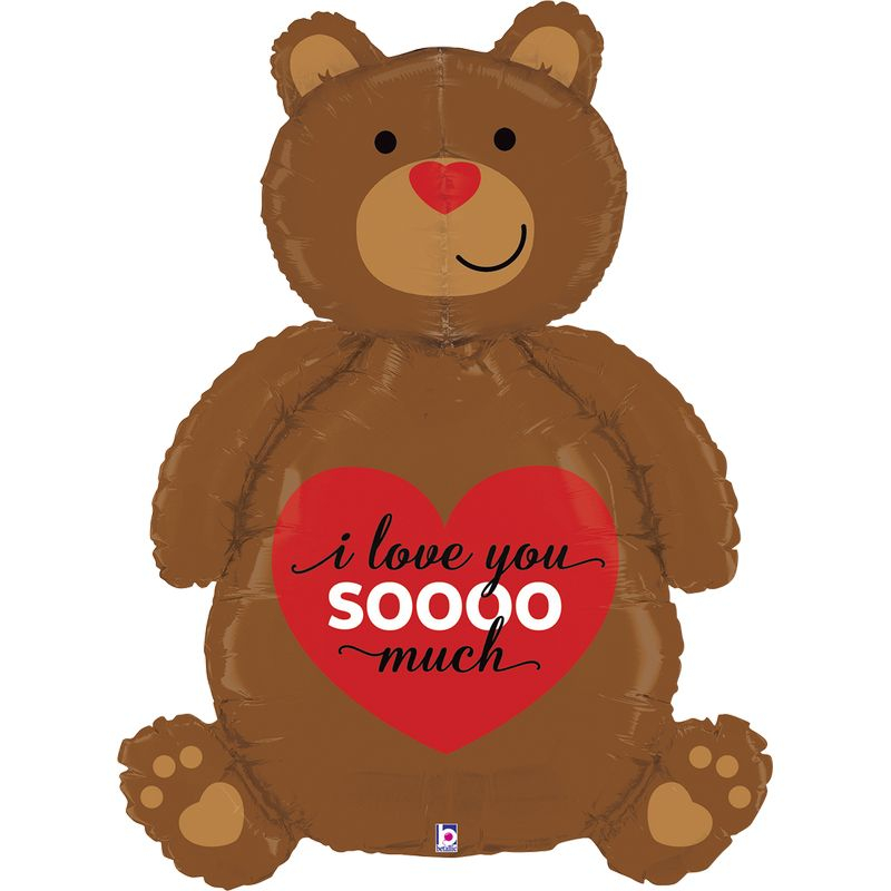 I Love You So Much Bamse Folieballon