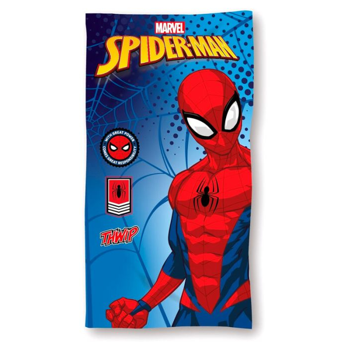 Spiderman Badehåndklæde (140 x 70 cm) | Spider-Man Håndklæder - Temashop