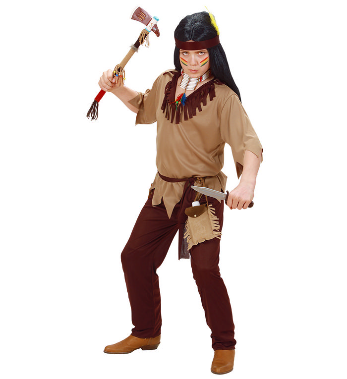 Indianer Dreng Børnekostume