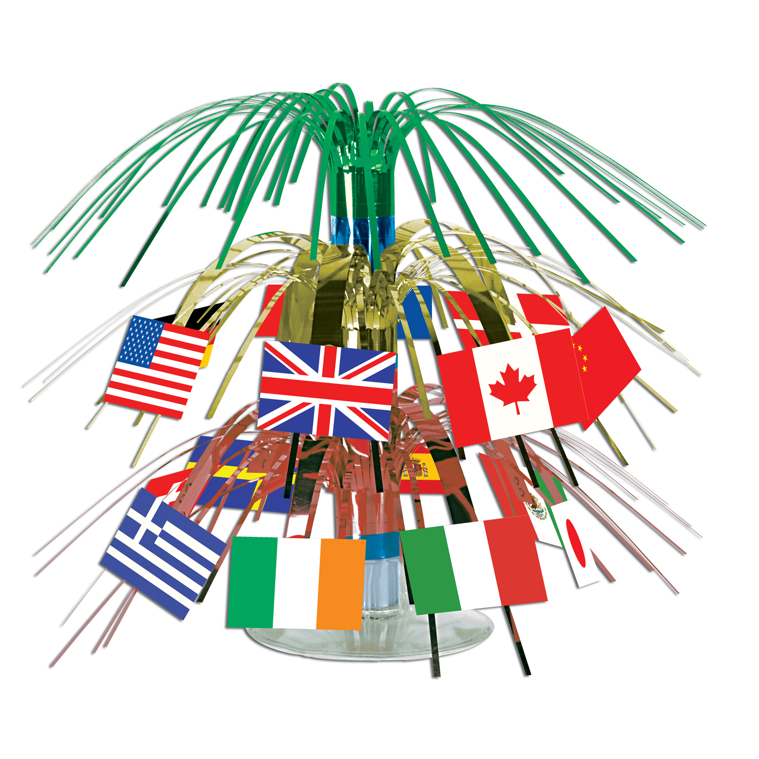 Internationale Flag Borddekoration
